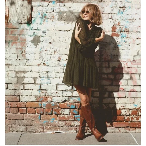 ROAN Charity Brown Knee-High Leather Boots. New 8 - Picture 3 of 11